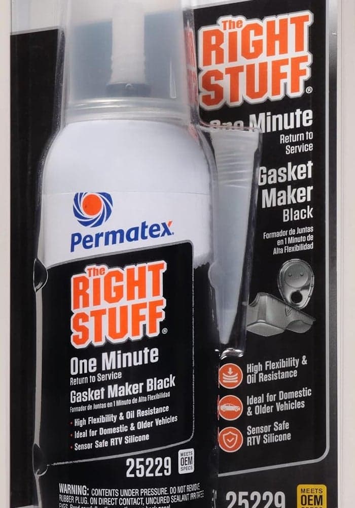 Permatex 25229 The Right Stuff 1 Minute Black Gasket Maker, 3 oz.