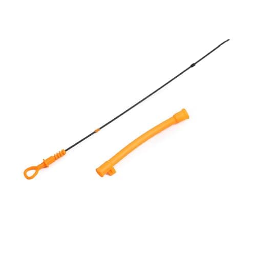 Yiklwwy 06B115611C 06B115611R Engine Oil Dipstick & Tube Kit STD Replacement For Audi A4 A6 VW Golf Jetta Passat B5 Bora Sharan Skoda Seat 06B115611F (Dipstick & Tube Kit)