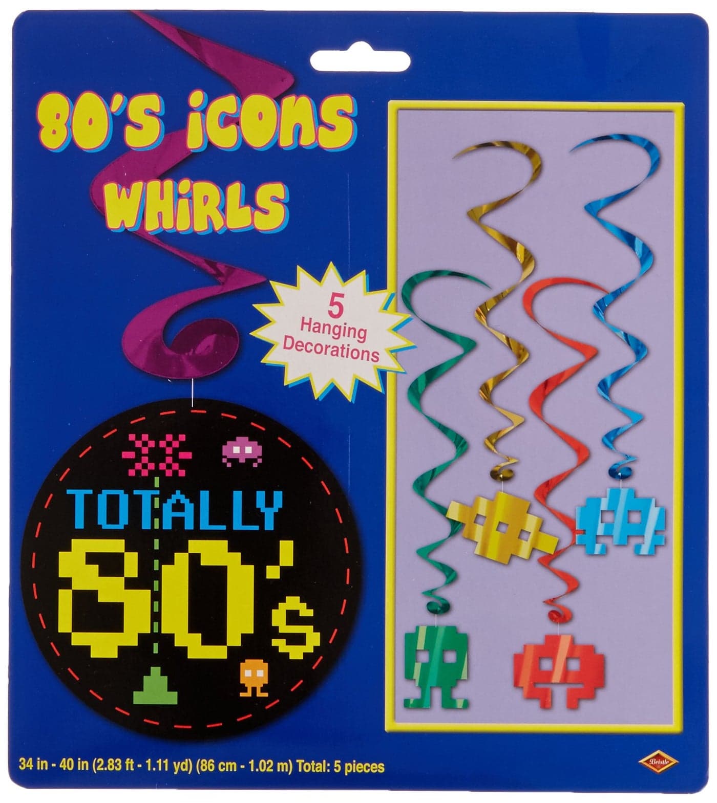 Beistle 80's Whirls Party Accessory