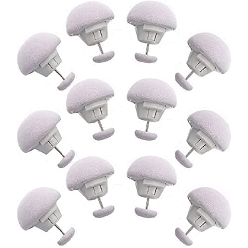 YANCI® Blanket Clips, Duvet Cover Holding Clips, Quilt Clip Fasteners, Non-Slip Comforter Clips, Prevent Duvet Cover Sheets, Curtains Or Bedding Accessories from Shifting (Grey, Pack of 12)