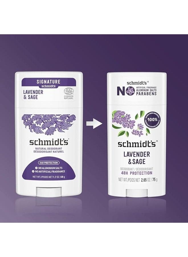 Schmidt's Lavender + Sage Natural Deodorant Stick
