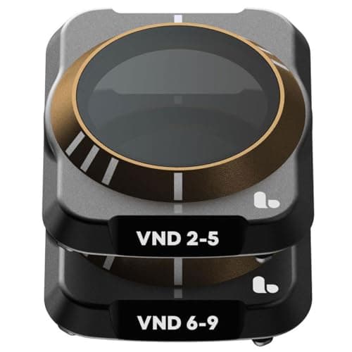 PolarPro - DJI Mavic Air 2 VND - Combo Filter Set 2-5 - Stops - 6-9 Stops - Drone Filters - Variable Natural Density - Cinema Series - Lightweight Aluminum Frame Design