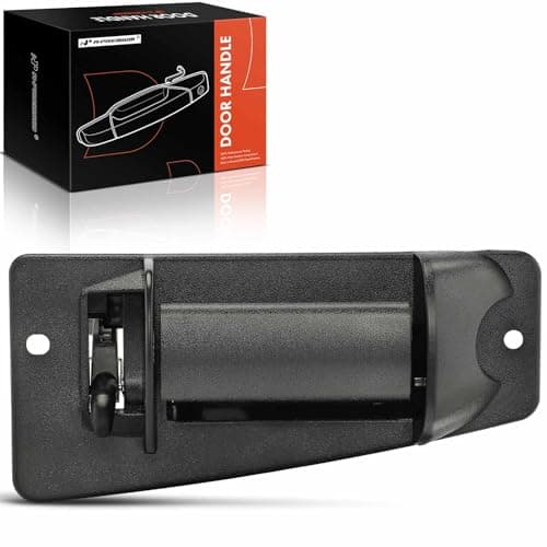 APremium Rear Driver Side Exterior Door Handle Compatible with Chevy Silverado 1500 19992006 Silverado 2500 3500 GMC Sierra 1500 2500 3500 for Extended Cab Pickup Textured Black 15758172