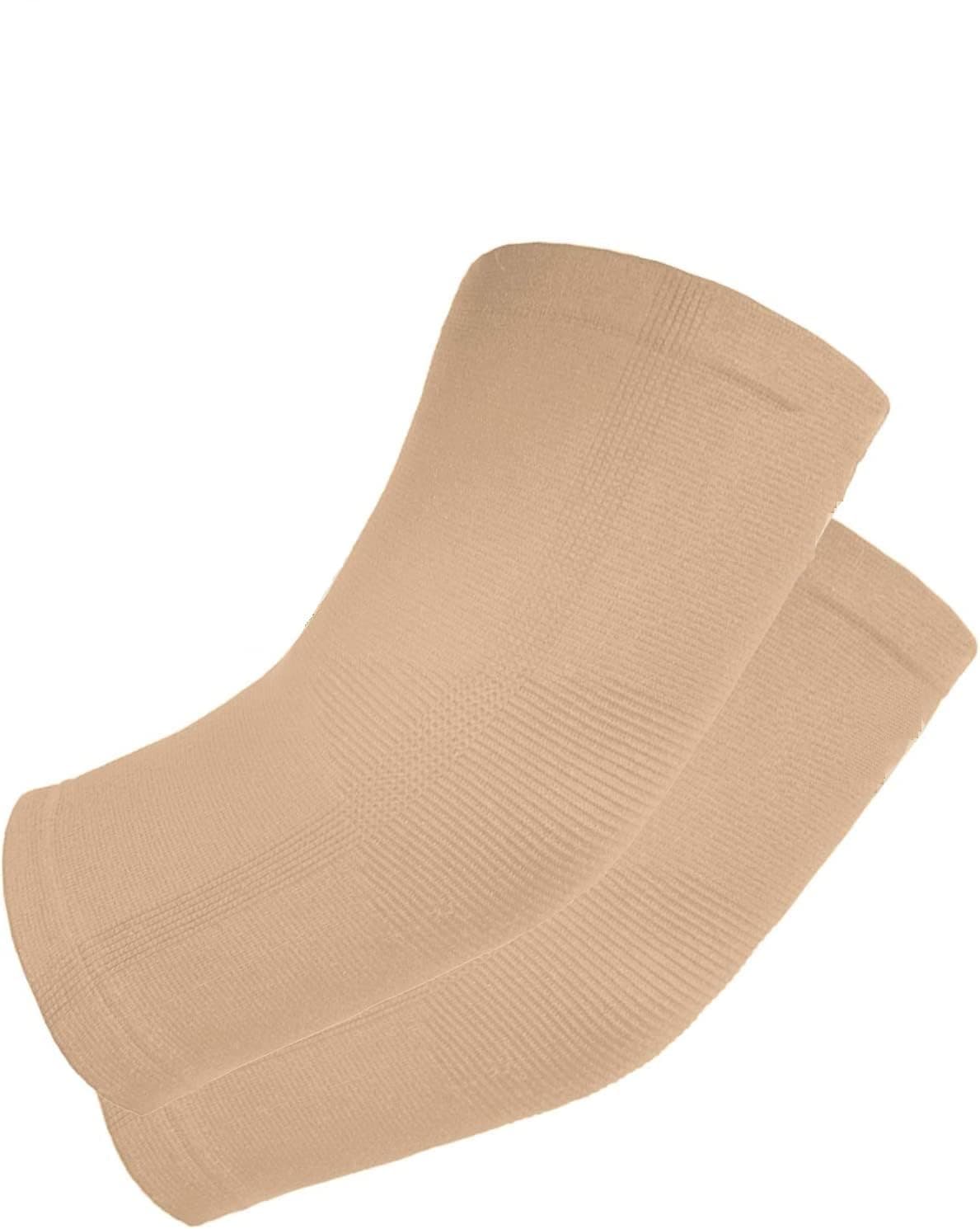 serveuttam Cotton Blend Elbow Support For Gym - Elbow Brace For Men And Women | 2 Way Compression Arm Sleeves Elbow Band | Elbow Support For Elbow Pain Releif (Large, Brown)