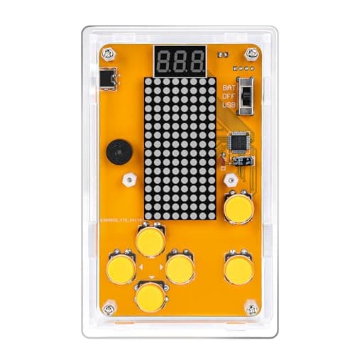 LEPANDA DIY Game Console Soldering Project Kit Electronics Solder Practice Kit Designed for Students Great STEM Project and Gift