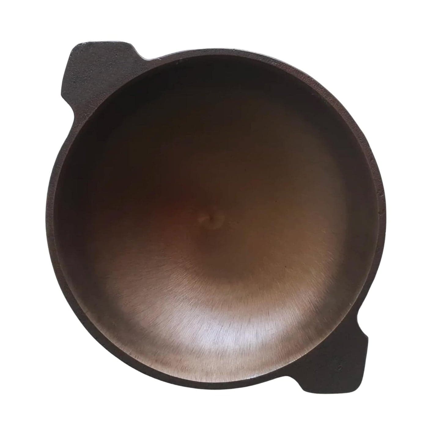 NUTREEWARE Traditional Appamkadai Cast Iron Pan Deep Round Bowl Design Pre Seasoned Healthy Cast Iron Super Polished Smooth Appachetty Appam kadai Vellapam Pan