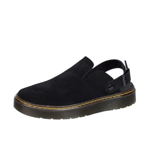 Dr. Martens Unisex Carlson Mule, Black E.h Suede Mb, 5 US Men