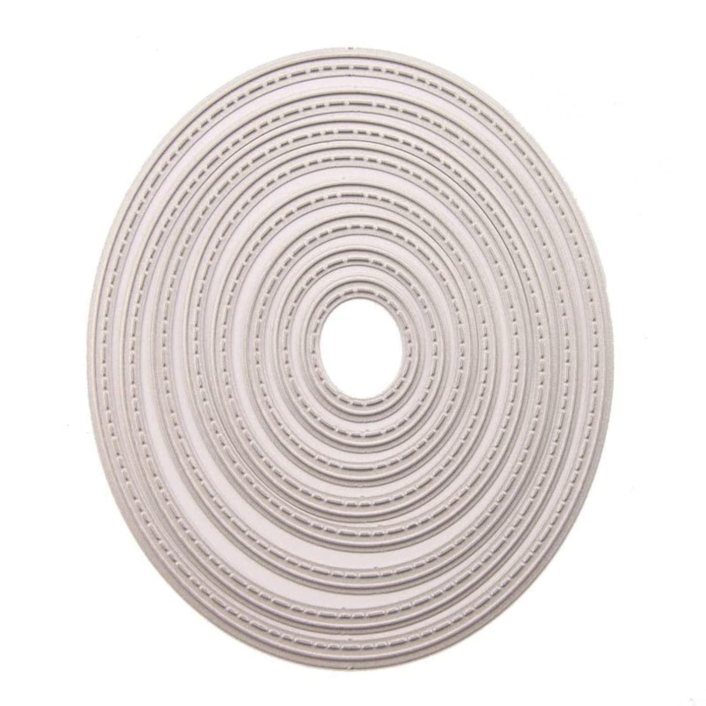 Arbuya 8pcsSet Diffrent Size Stiched Nesting Oval Metal Cutting Dies Easter Egg Die Cuts for Card Making and Scrapbooking Paper CraftsCJ48