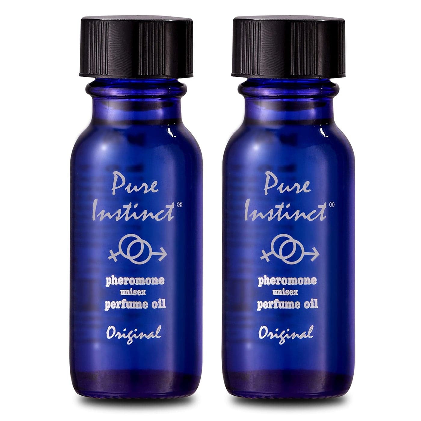 Pure Instinct 2Pack The Original Pheromone Infused Essential Oil Perfume Cologne Unisex For Men and Women TSA Ready