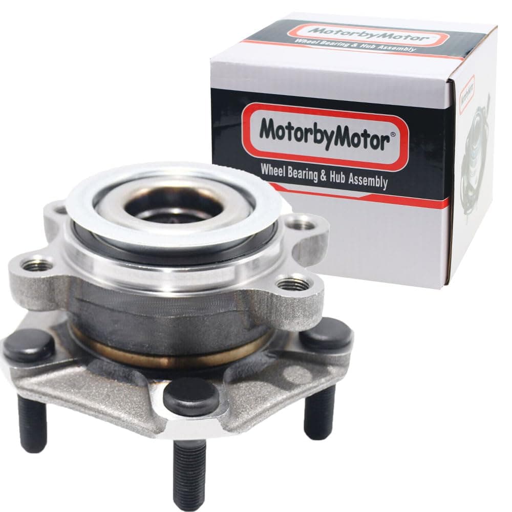 MotorbyMotor 513364 Front Wheel Hub and Bearing Assembly Fits for 20132019 Nissan Sentra NV200 20132017 Nissan Leaf 20152018 Chevy City Express Heavy Duty Hub Bearing 5 Lugs All Models