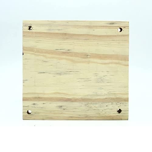 ACN Kohinoor | Pinewood Plank for Macrame Products | Square Wooden Plank for Crafting | Solid and Natural Wooden Plank | DIY | Pack of 4Pcs, 6 x 6 Inches