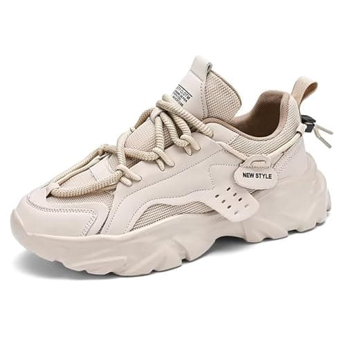 Cruiser Chunky Sneaker for Men | Bold & Stylish Design | Lightweight & Comfortable | Gymwear & Casual Outfits | Durable Footwear 2630-2 Beige