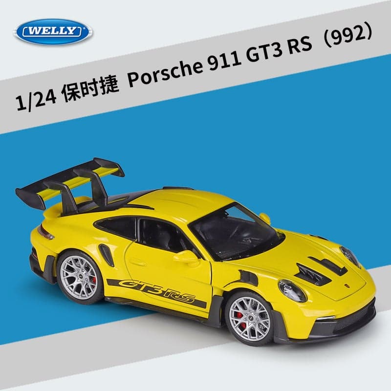 Willy Welly 1:24 Porsche 1974Porsche 911 Turbo3.0 Simulation Alloy Car Model