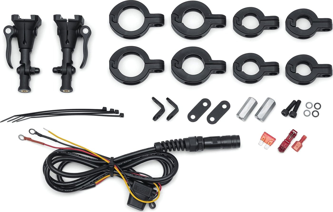 Kuryakyn 2722 Motorcycle Mount Kit for WanderBar Portable Soundbar MultiFit for 78 1 114 112 Bars