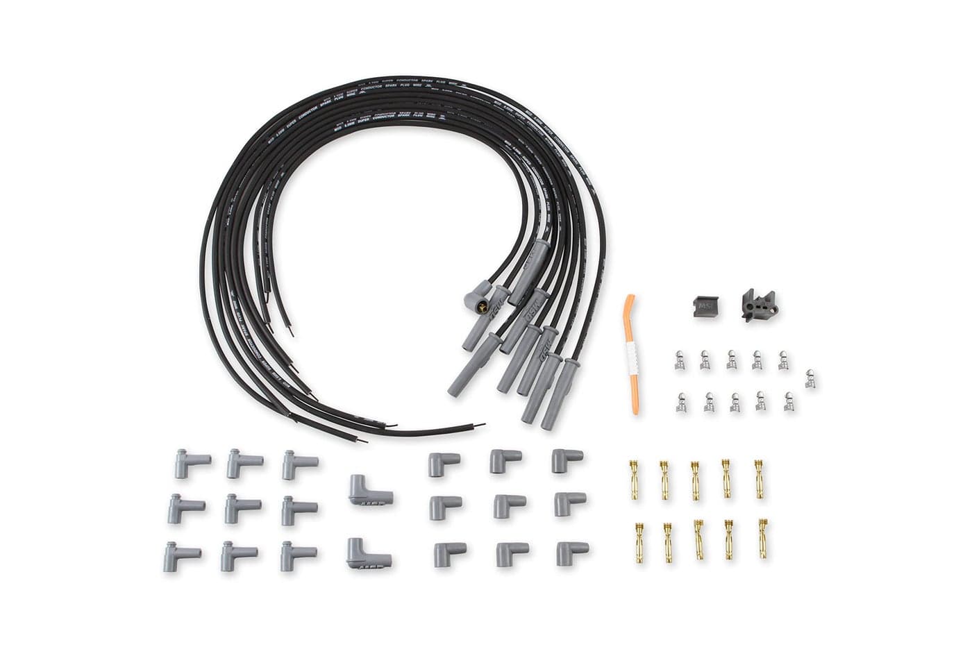 MSD 31193 Black 85mm Super Conductor 8Cylinder MultiAngle Universal