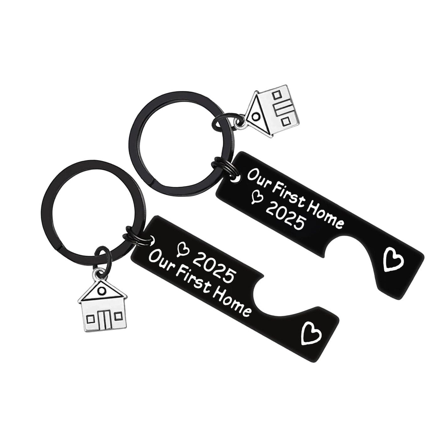 Xiahuyu Our First Home 2025 Keychain New Home Keychain Gifts for Couple Friend Family First Home Gifts New House Keychain Housewarming Gifts for New Homeowner