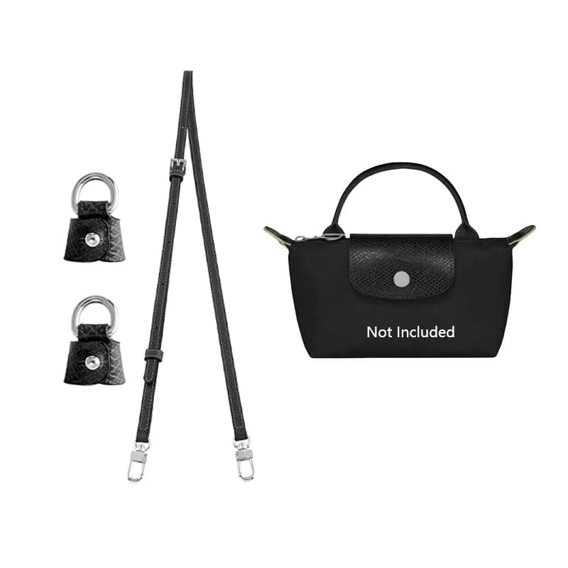 SENTEN Purse Straps Replacement for Longchong Bag Women, Leather Crossbody Shoulder Strap Kit Adjustable for XS Longchong Bag