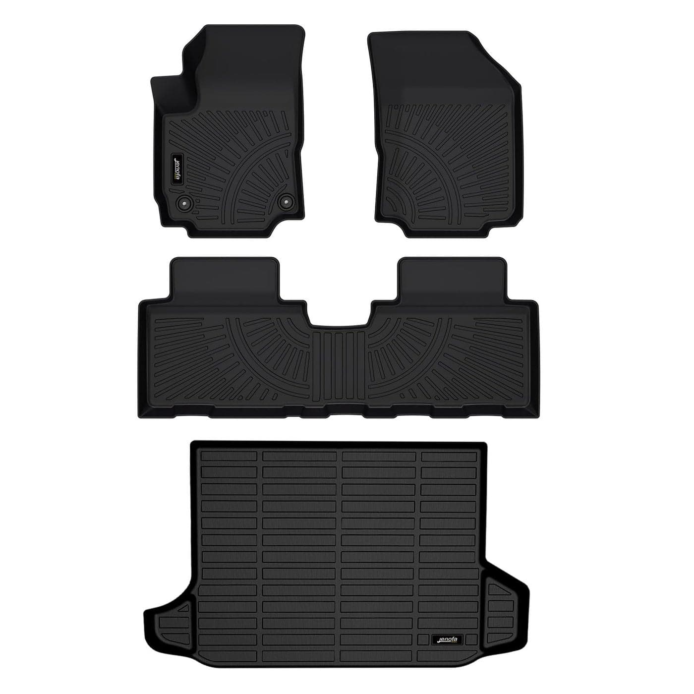 JenofaFloor Mats for Chevy Equinox 20182024 GMC Terrain 20182024 Floor Mat All Weather Car Mats for Chevrolet Equinox Not for EV Full Set Durable Floor Liners Accessories