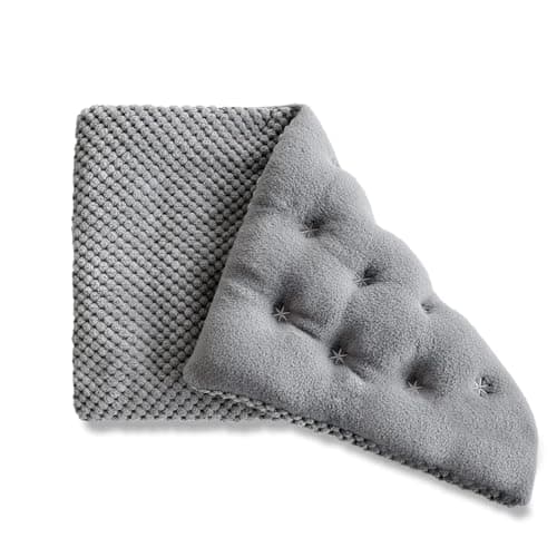 UNCN Wide Microwave Heating pad with Washable Cover 9 15 Microwavable Hot Pad for Neck Shoulder Cramps Back Cordless Warm Compress Weighted Moist Heat Pack for Aches Unscented Grey