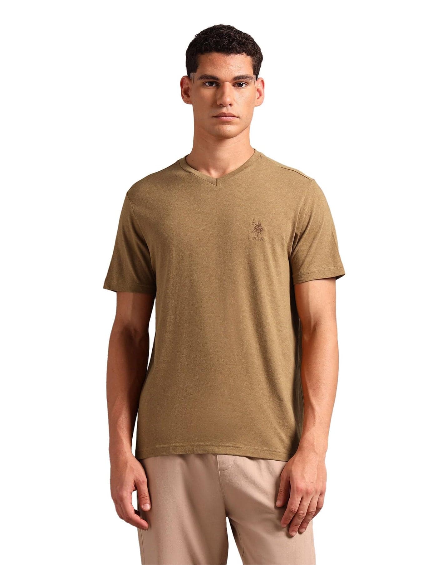 U.S. POLO ASSN. Men's I638 Breathable Comfort Fit Lounge T-Shirt