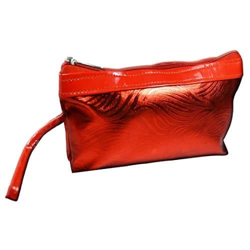 adbeni Pouch, Cosmetic Kit Bag, Small Makeup Bag, Multi-Function Travel Bag, Toiletry Bags, Beach, Organizing, Essentials For Women & Girls,Red