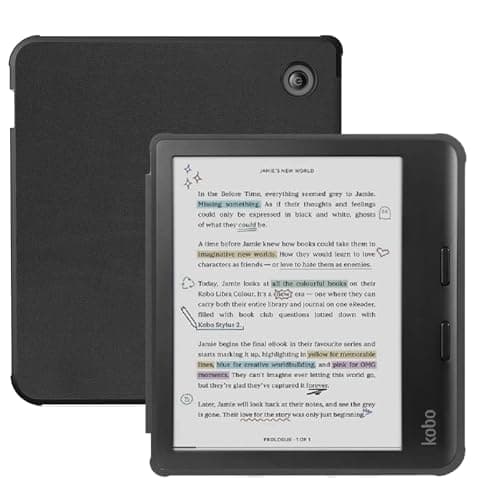 Stianiiie Case for Kobo Libra Colour/Kobo Libra 2 eReader Case Premium PU Leather Cover/Libra Colour/Libra