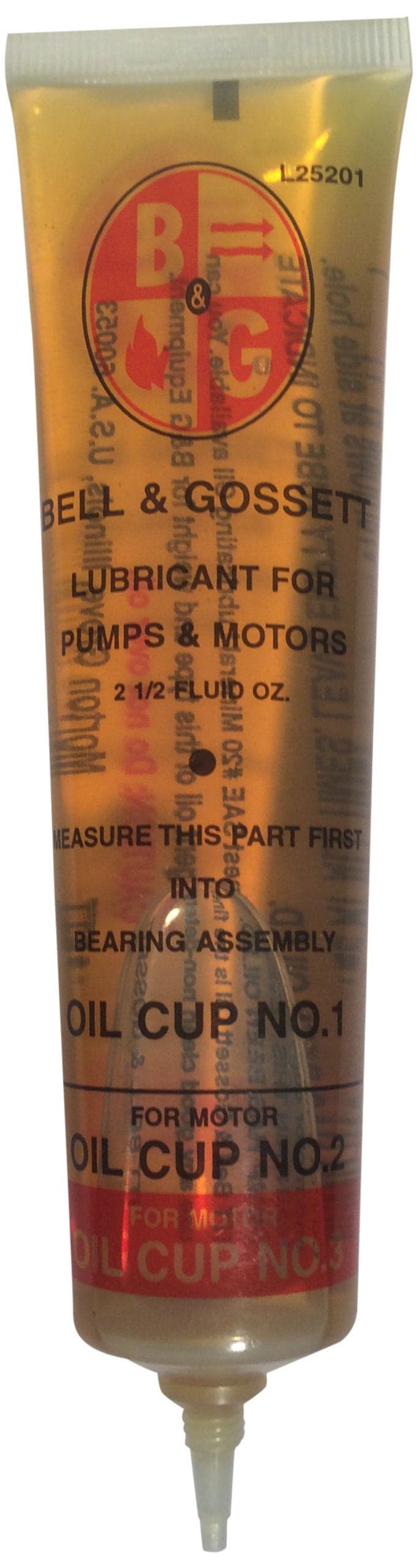 Bell & Gossett Oil Tube L25201 Lubricant for Pumps and Motors, 2.5 Ounce