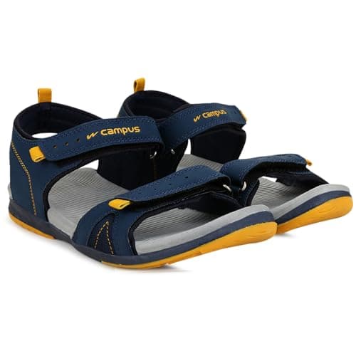 Campus Men's 2GC-16D NAVY/MSTD Outdoor Sandals - 9UK/India 1 Pair