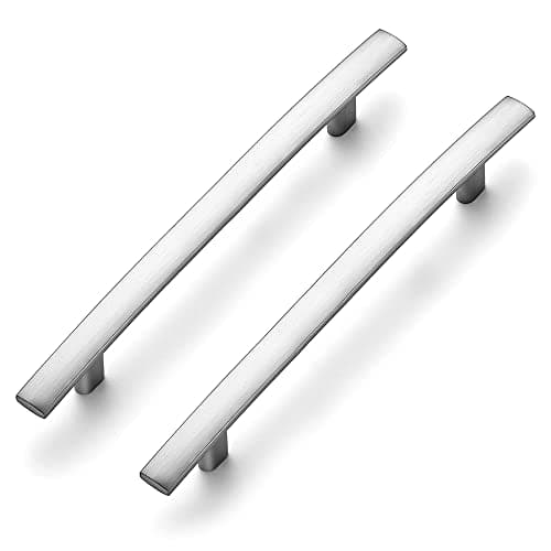 Ravinte 30 Pack Curved Cabinet Pulls Brushed Nickel Kitchen Cupboard Arch Handles Cabinet Pulls,7-1/4 Inch Length,5 Inch Hole Center