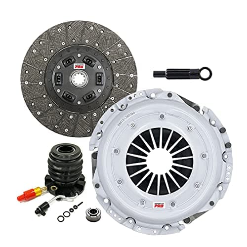 ClutchMaxPRO Performance Stage 1 Clutch Kit with Slave Cylinder Compatible with 1993 1994 1995 1996 Bronco F150 F250 F350 4.9L 6cyl 5.8L 8cyl 5-Speed (CP07097HDWS-ST1)