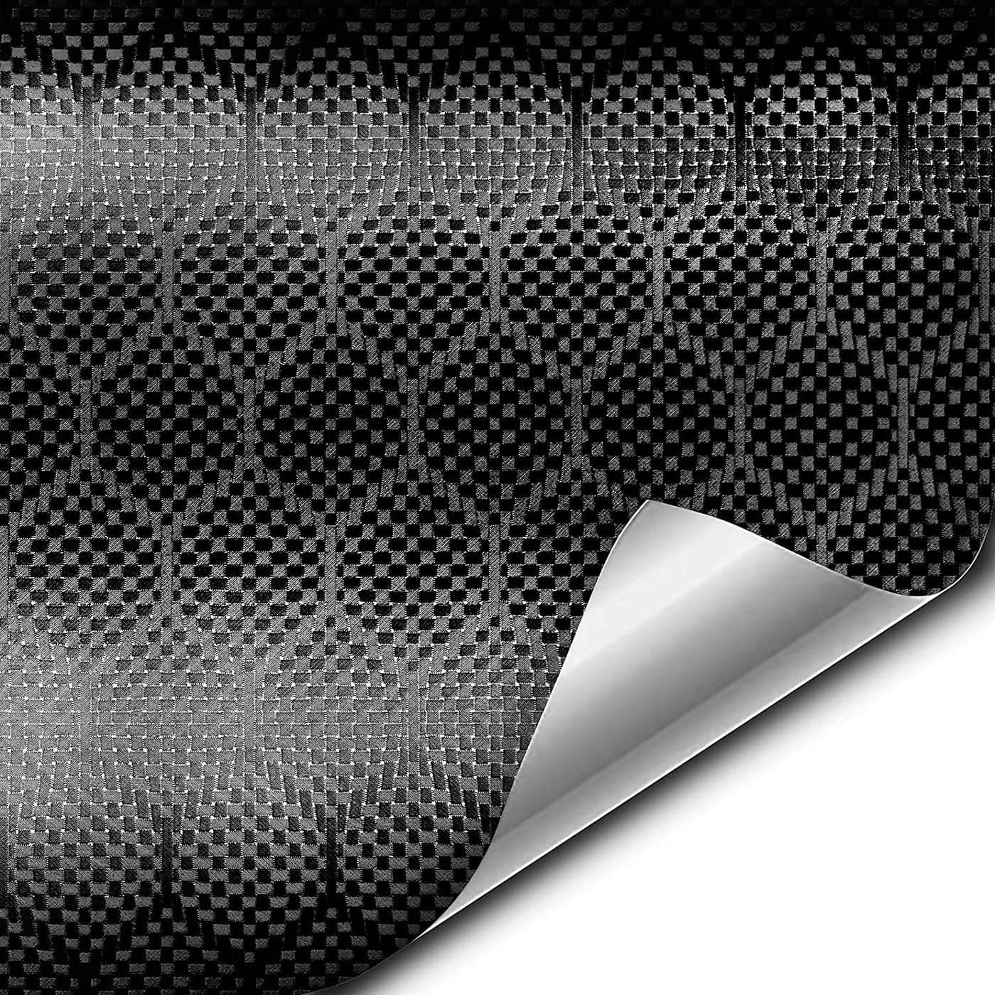 V2 Hex Carbon Black Vinyl Car Wrap 1ft x 5ft