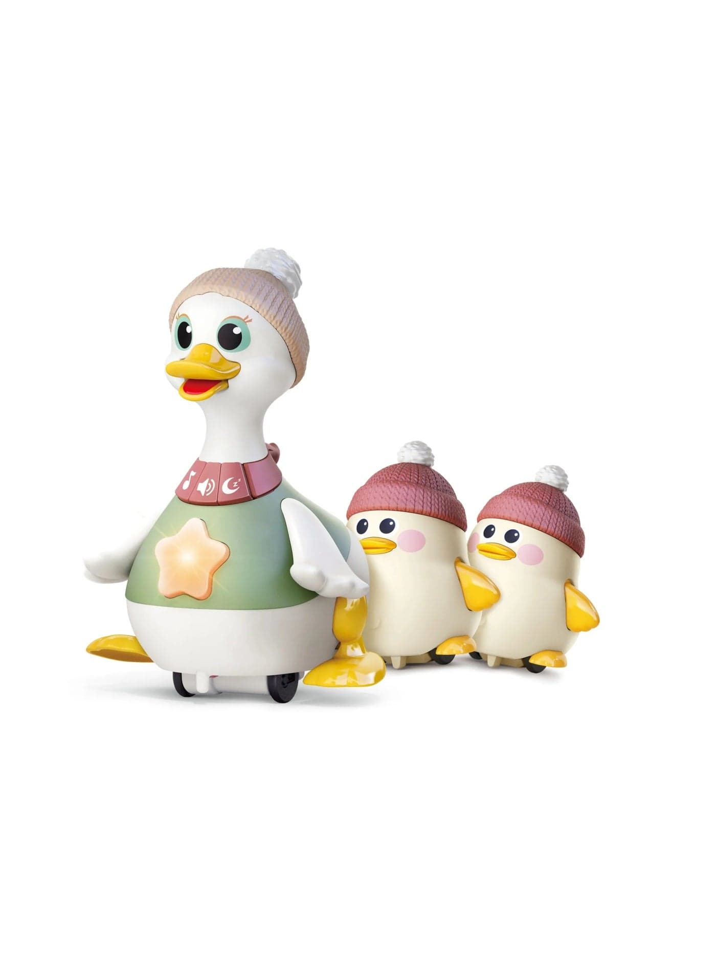 HOLA Baby Toy 6–12 Months, Swinging Ducks Tummy Time Toy with Lights, Crawling Toy for Babies 12–18 Months, Gift for 1 Year Old Boys & Girls