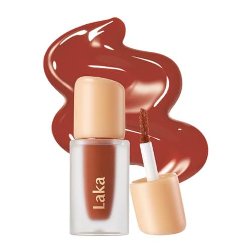 Laka Fruity Glam Tint Mini 19g007oz Glowing Lip Stain with Wide Color Spectrum Hydrating Lightweight Texture Buildable Color NonSticky Vegan KBeauty 117 Zetta