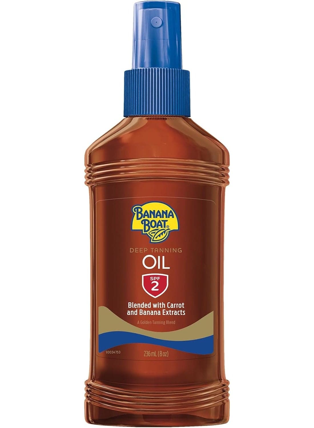 Banana Boat Protective Tanning Oil-SPF2-Carrot & Banana Extracts-Deep Long Lasting Color-Water Resistant-Leaves Skin Feeling Silky Soft-Sun Kissed Glow-With Tan Extending Conditioners-236ML