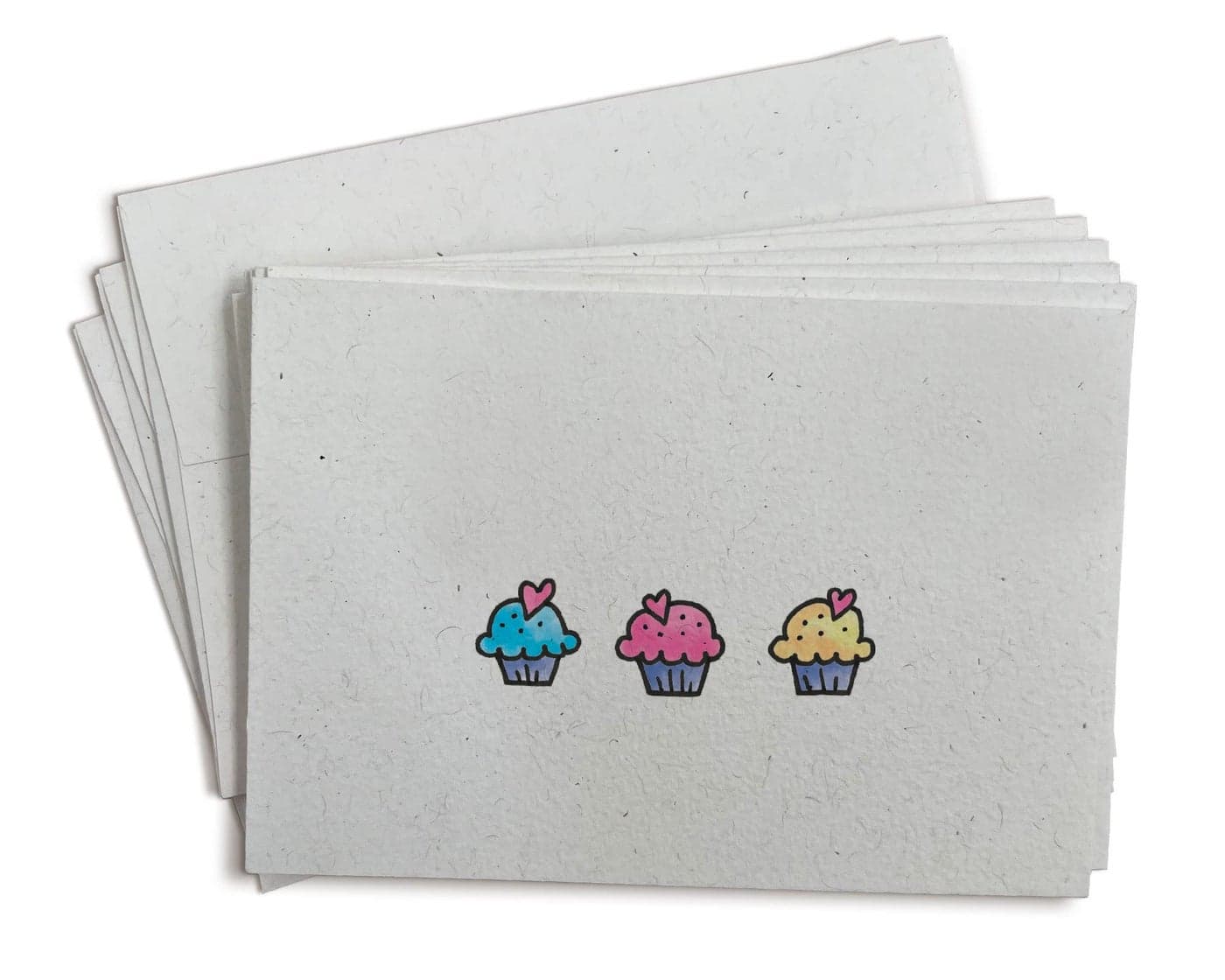Sweet Little Cupcakes Blank Cards 24 Greeting Cards with Envelopes