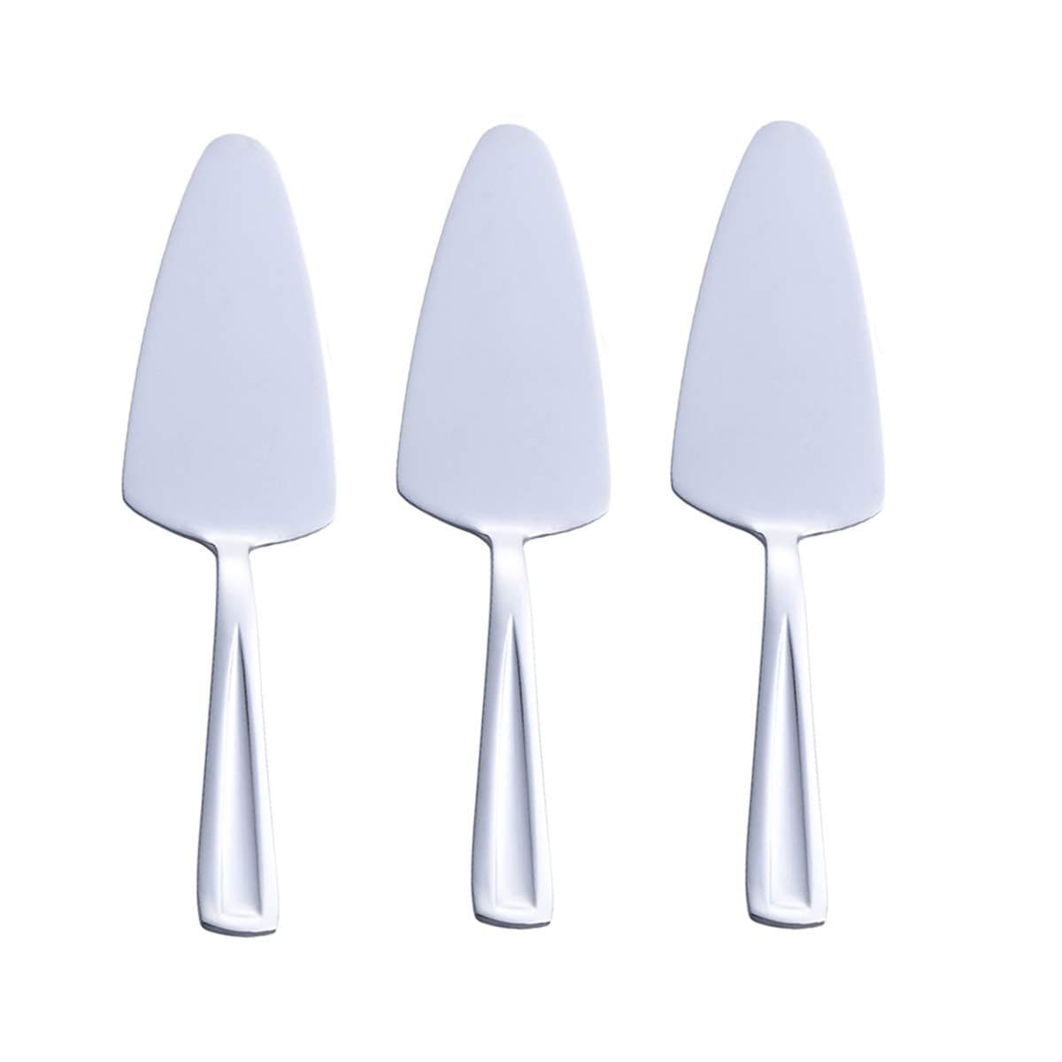 GoGeiLi Pie Cake Server 93inch Stainless Steel Pizza Pastry Server Set of 3 Dishwasher Safe