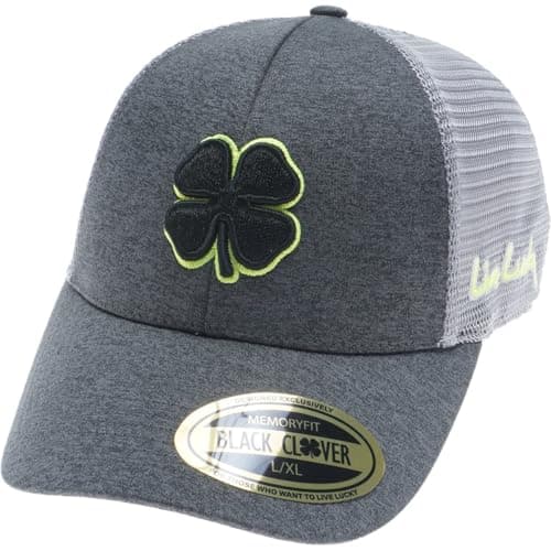 Black Clover Perfect Luck 8 Hat Black LG/XL