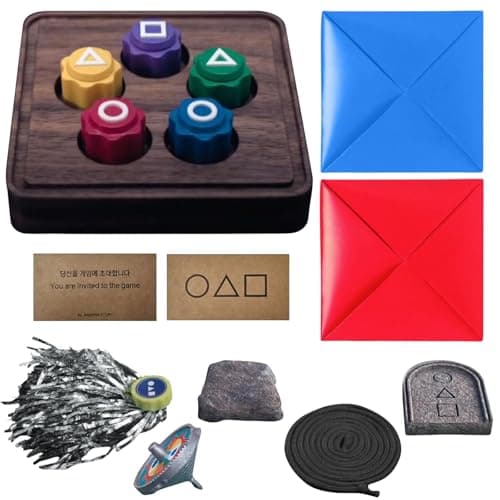 Pmeixcy Gonggi Game Set, Traditional Folk Tossing Game Set, 10PCS Christmas Party Games Set, 3D Printed Toy Decorations - Traditional Gonggi & Multifunctional Games Kit