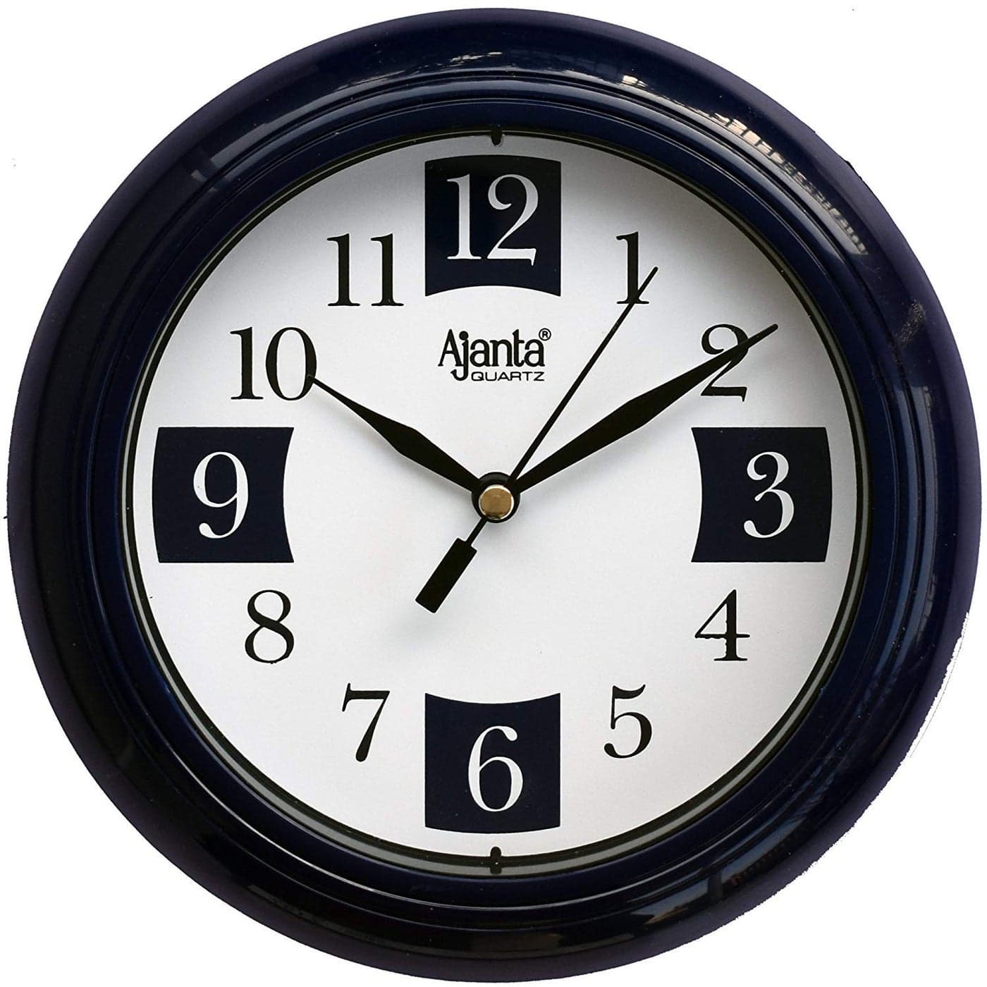 Ajanta Plastic Abstract Analog Wall Clock (172 Cm X 172 Cm X 32 Cm, 2187 - Blue)