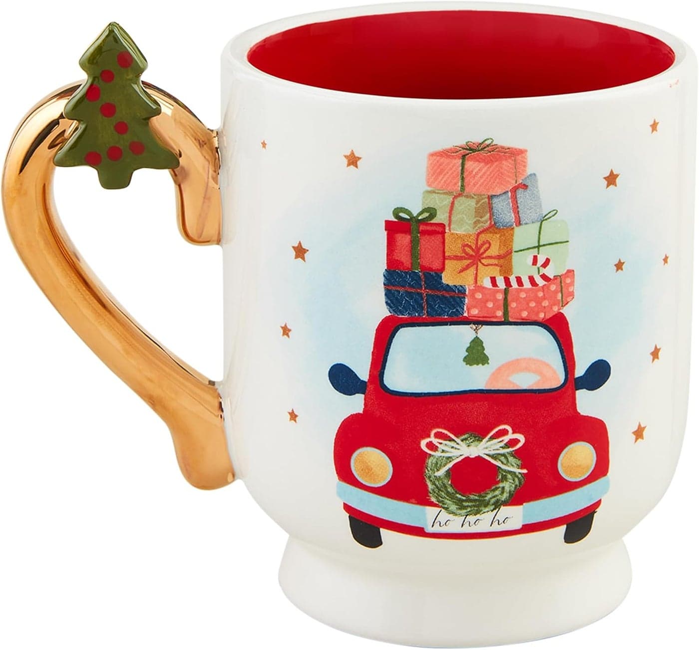 Mud Pie Christmas Pedestal Mug Car
