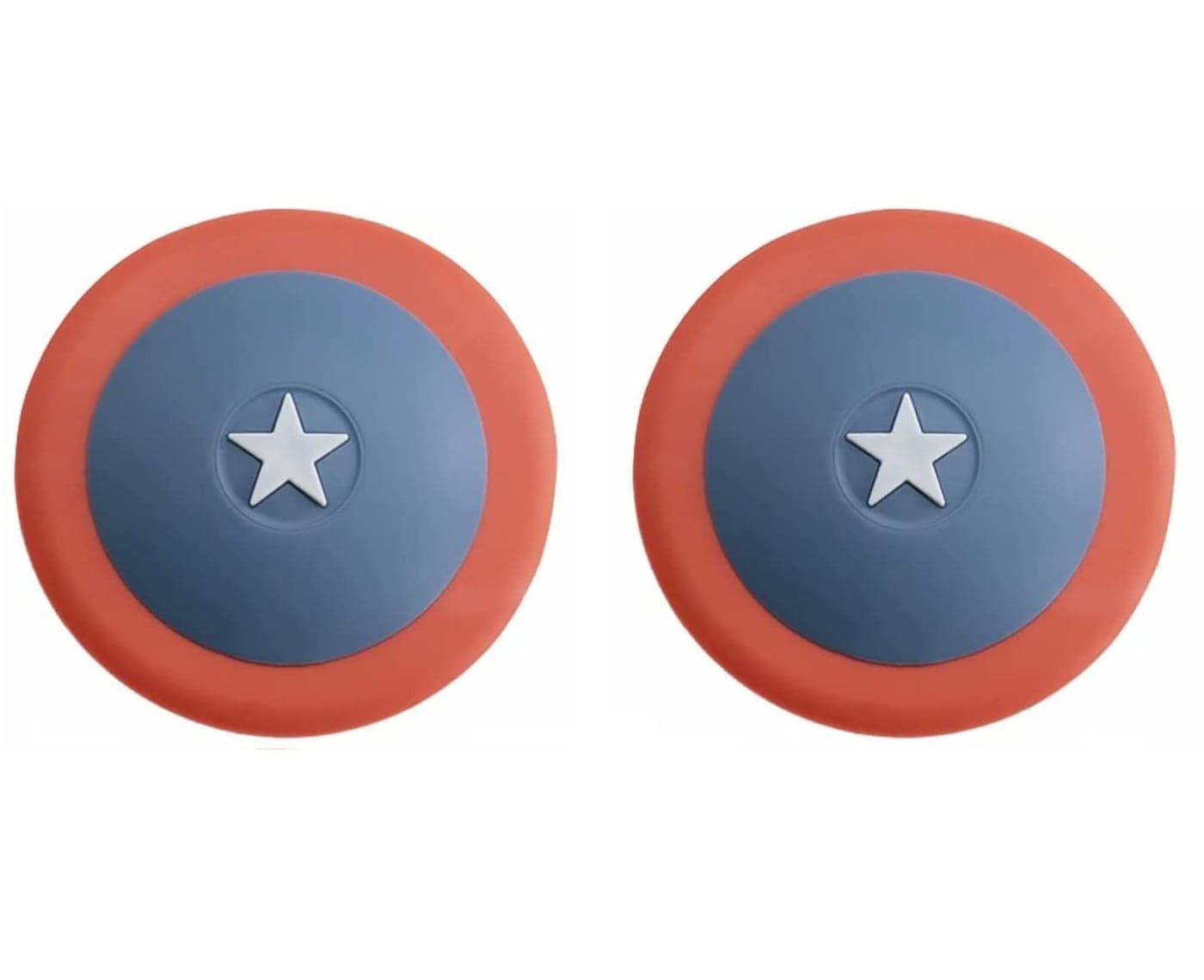 P-Plus International Hair Catcher & Drain Stopper, 2 in 1 Sink Drain Cover, Flex Silicone Strainer for Shower/Bathtub/Tub/Floor Drain/Kitchen Sink(Red, Pack of 2)