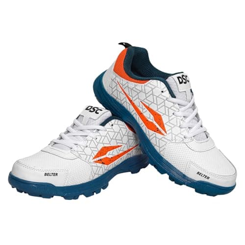 DSC Belter Cricket Shoes for Boys, Size-5, Teal Blue