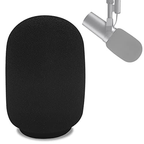 Boseen Microphone Cover for SM7B, Mic Cover Foam Microphone Windscreen Compatitable with SM7B Professional Mic Foam for SM7B Recording Condenser Microphones