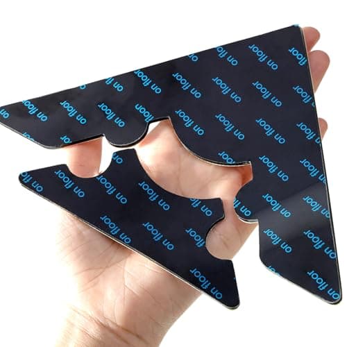 Rug Non Slip Grippers, Reusable Rug Tape, No Damaging for Floor, Carpet Corner Stickers for Hardwood Floors and Tiles, Strong Hold Carpet Gripper for Area Rugs, 24Pcs
