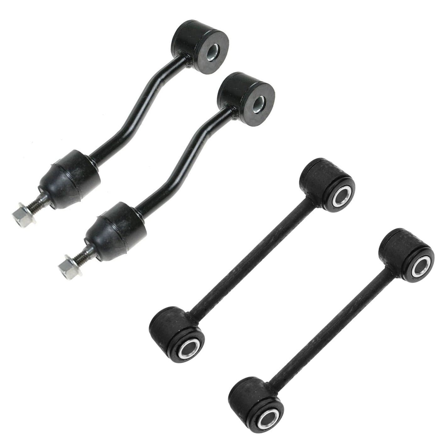 TRQ Front Rear Sway Bar Stabilizer Link Set Compatible with 19972006 Jeep Wrangler