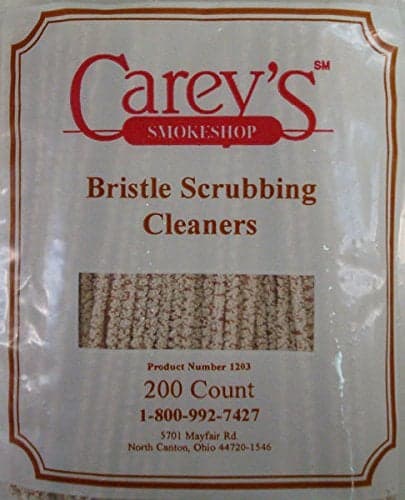 EA Carey 200 Pack of 6 Long Cotton Pipe Cleaners Medium Firmness Reusable Made in USA