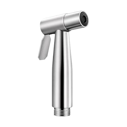 Fixeify Premium Health Faucet Gun | Stainless Steel 304 Health Faucet Jet Spray for Toilet High Pressure Bidet Spray, Chrome Finish, Leakproof Bathroom Jet (Health Faucet Gun Only)