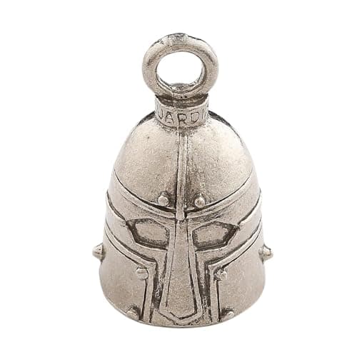 Guardian Bell Gladiator Good Luck Bell w/Keyring & Black Velvet Gift Bag | Motorcycle Bell | Lead-Free Pewter | Good Luck Gift to Friends & Family | Bike Bell | Made in USA