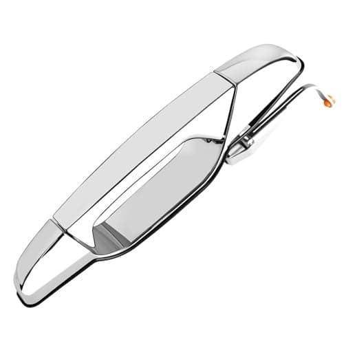 FAERSI Exterior Chrome Door Handle Rear Right Passenger Side Compatible with 2007-2014 Chevy Silverado Suburban Avalanche Tahoe, GMC Sierra Yukon, Cadillac Escalade | Replaces# 80547 15915660