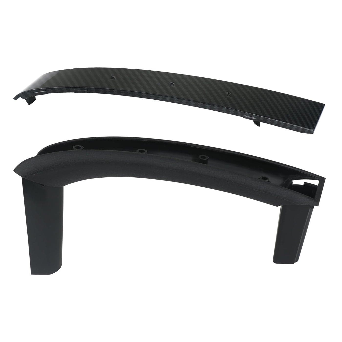 APPERFiT 350Z Door Pull Handle Grip Trim Assembly Carbon Fiber Right Passenger Side Compatible with Nissan 350Z Accessories 20032005 Replaces 80932CD000 80978CD000